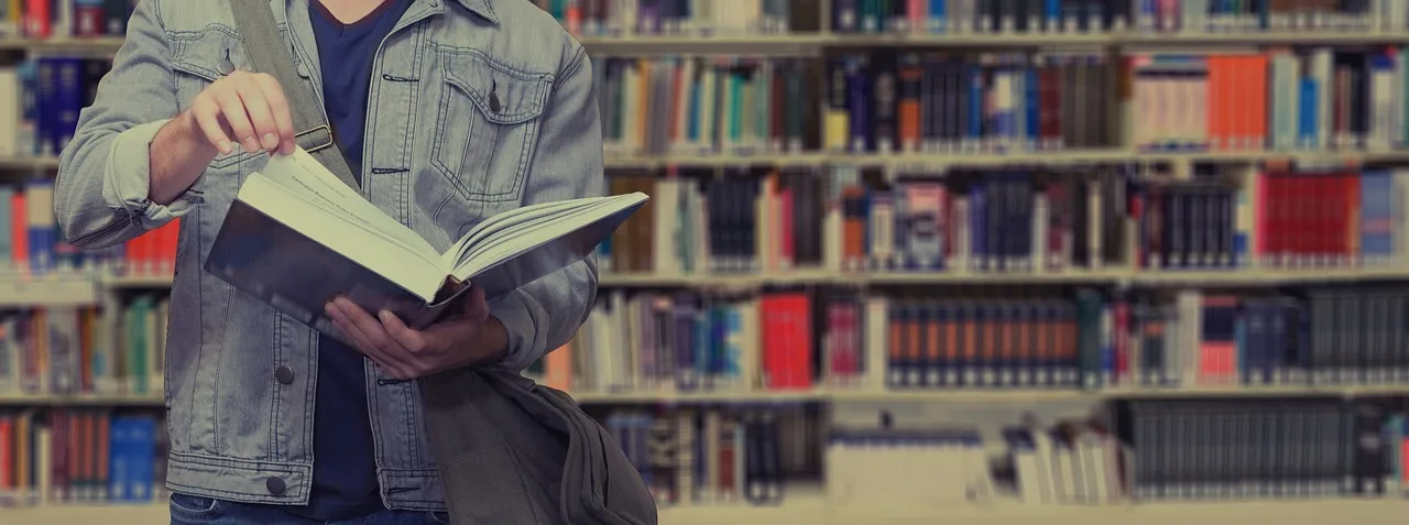 college, student, library, book, reading, bookshelf, school, university, information, literature, study, knowledge, training, young, skills, copy space. Read the curriculum before you apply, not after admission